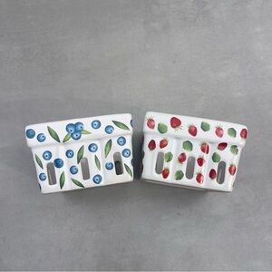 Ceramic Berry Basket Set
